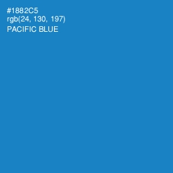 #1882C5 - Pacific Blue Color Image